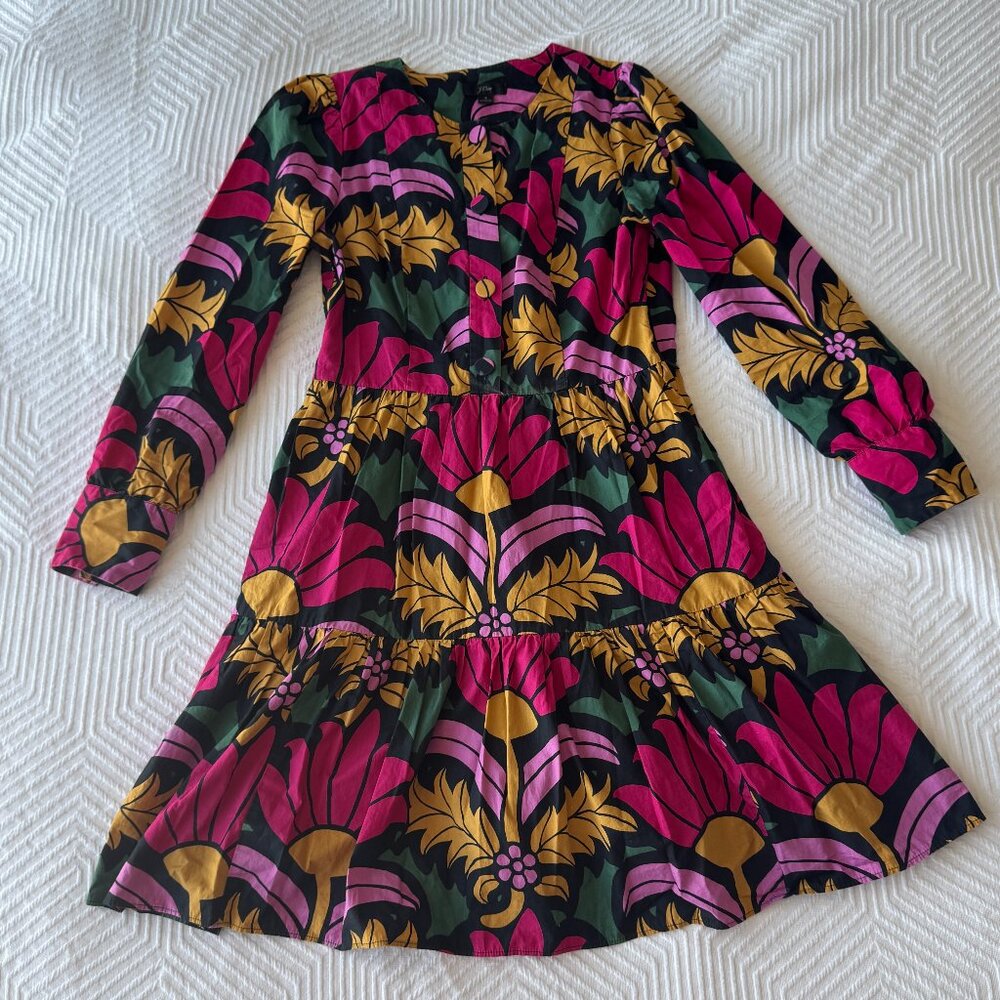 Jewel Tone FLoral J.Crew Dress, 4